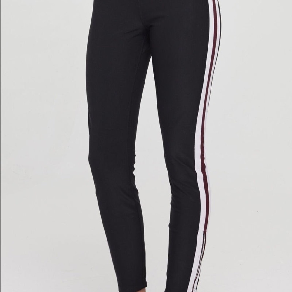 Spiritual Gangster Striped Trk Pants M